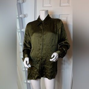 💯Silk Chic Olive Women's Blazer